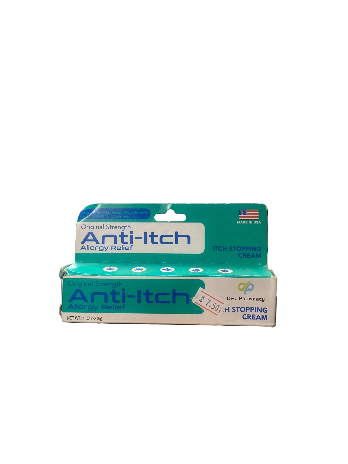 Anti-itch allergy relief cream