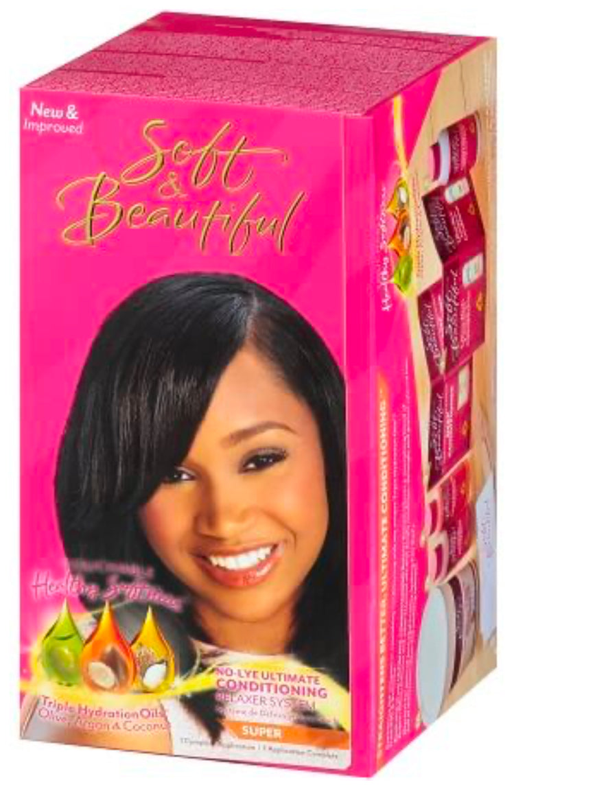 Soft & Beautiful hair relaxer
