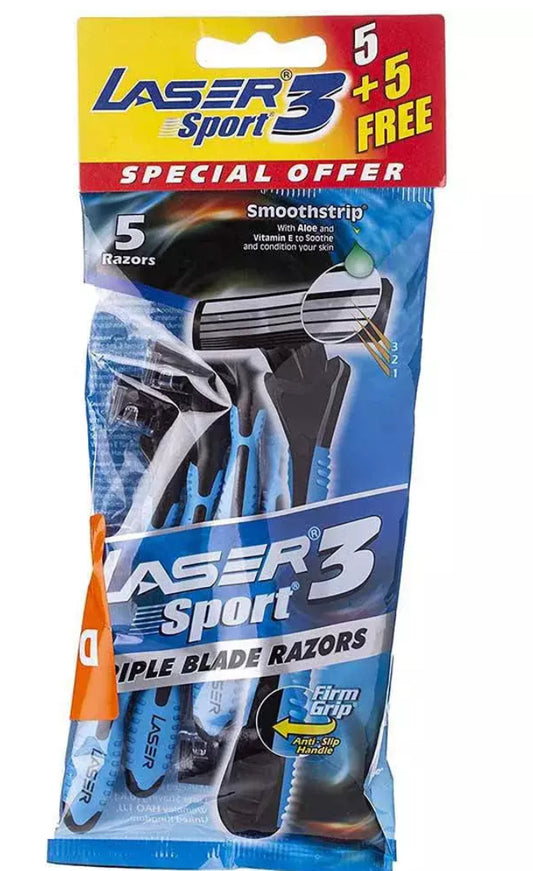 JiLiMi Triple Sweden Blade Razor 5pack