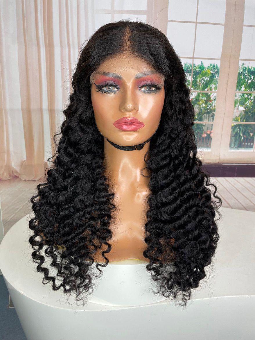 12A Glueless HD 5x5 CLOSURE 200% Density wig 100% HUMAN HAIR