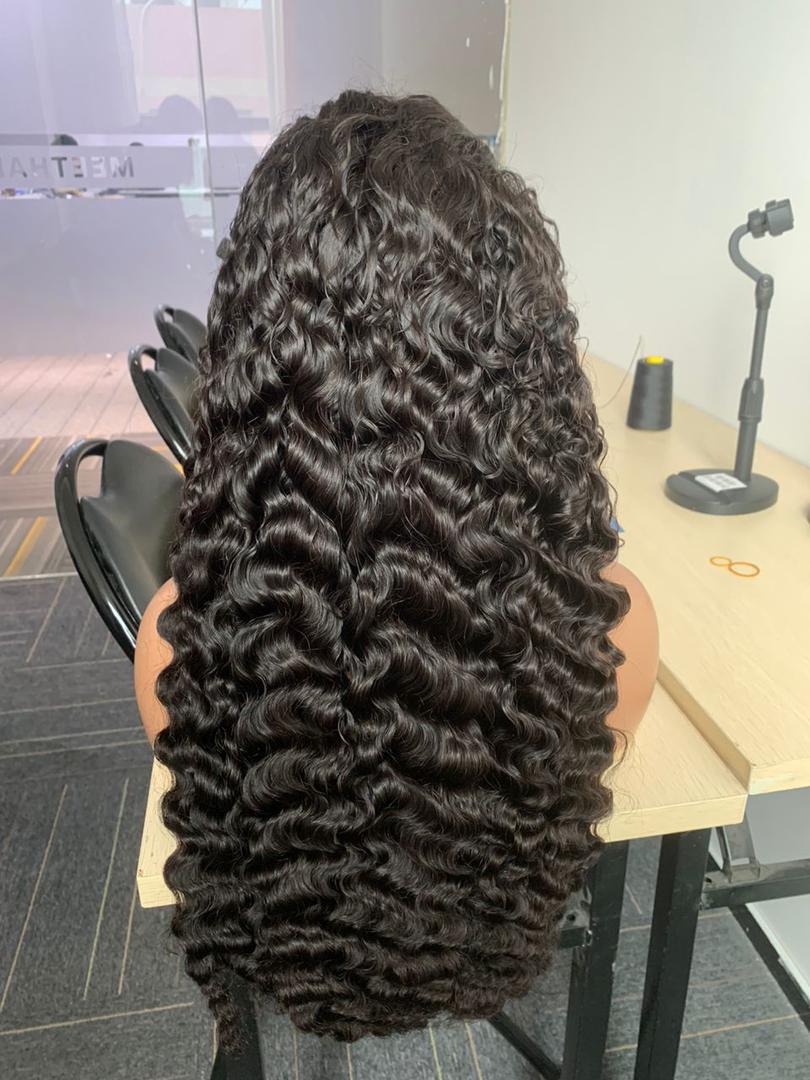 180% Density Frontal Burmese Curl wig