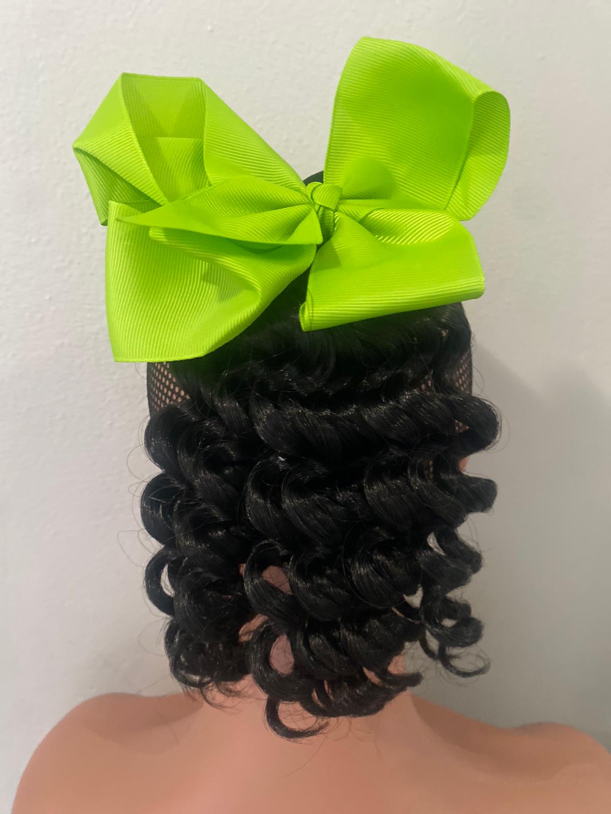 curly hair ponytail & hair-bow Kids
