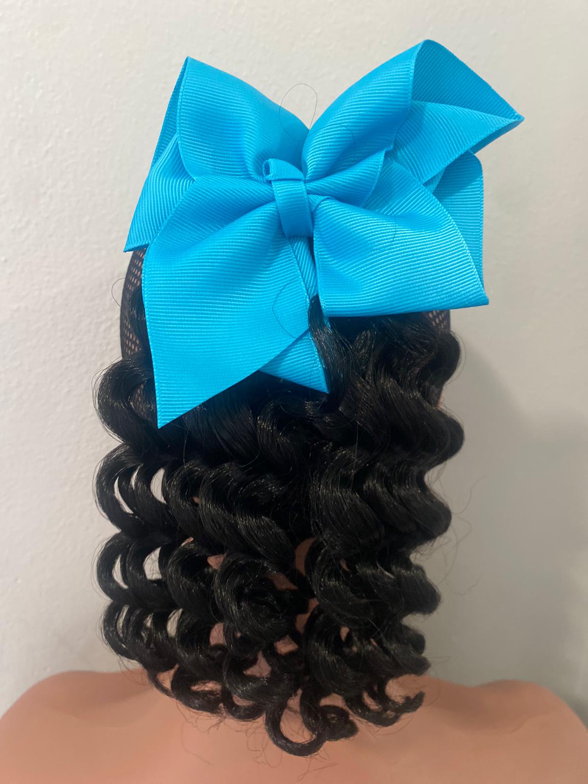 curly hair ponytail & hair-bow Kids