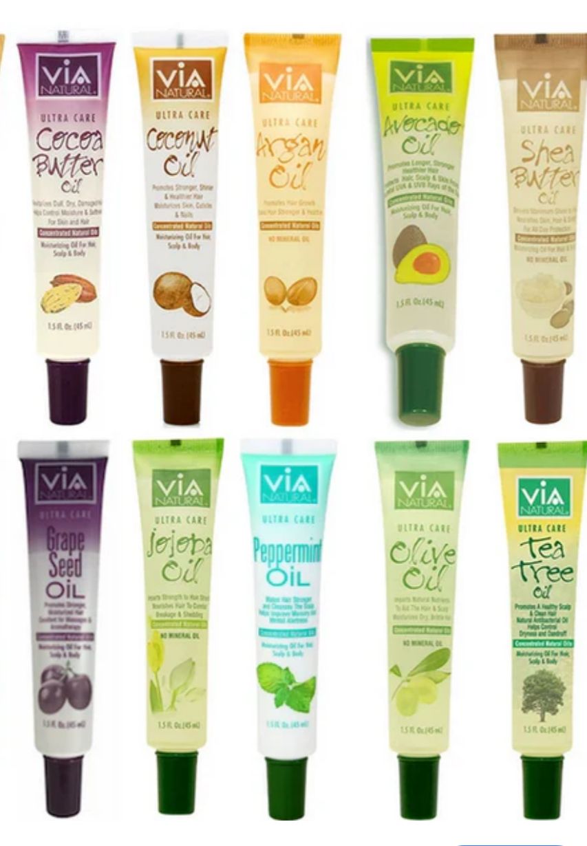 Hair oils tube