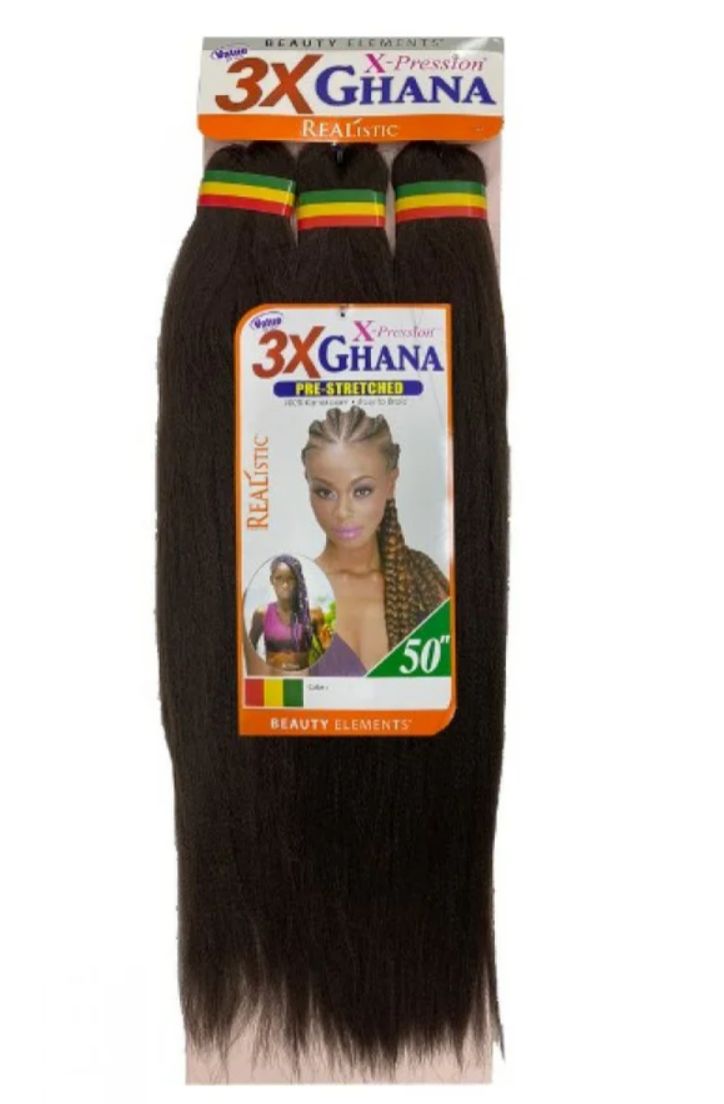 3X Ghana Braid 50''