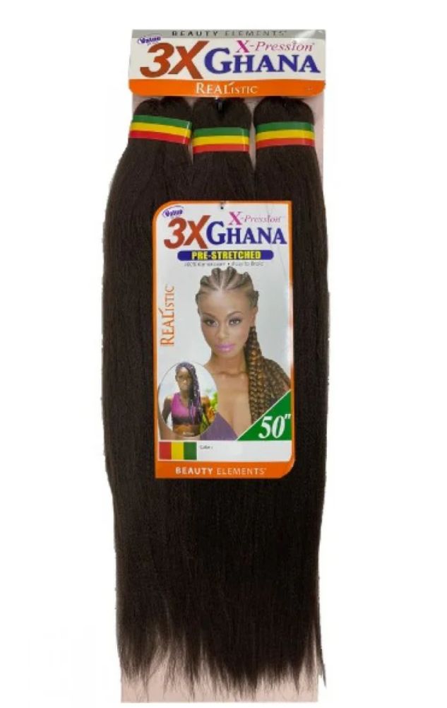 3X Ghana Braid 50''