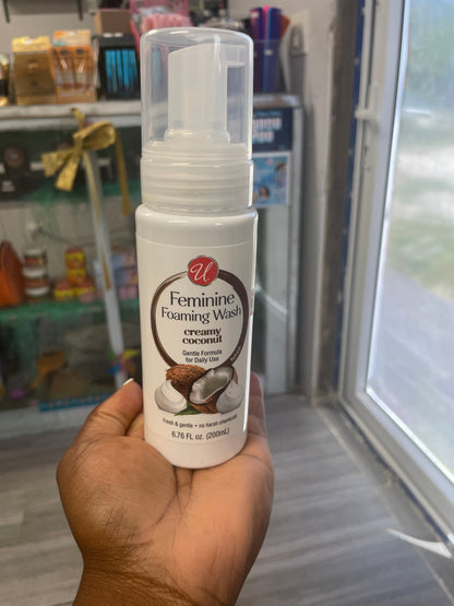 Feminine foaming wash-creamy coconut