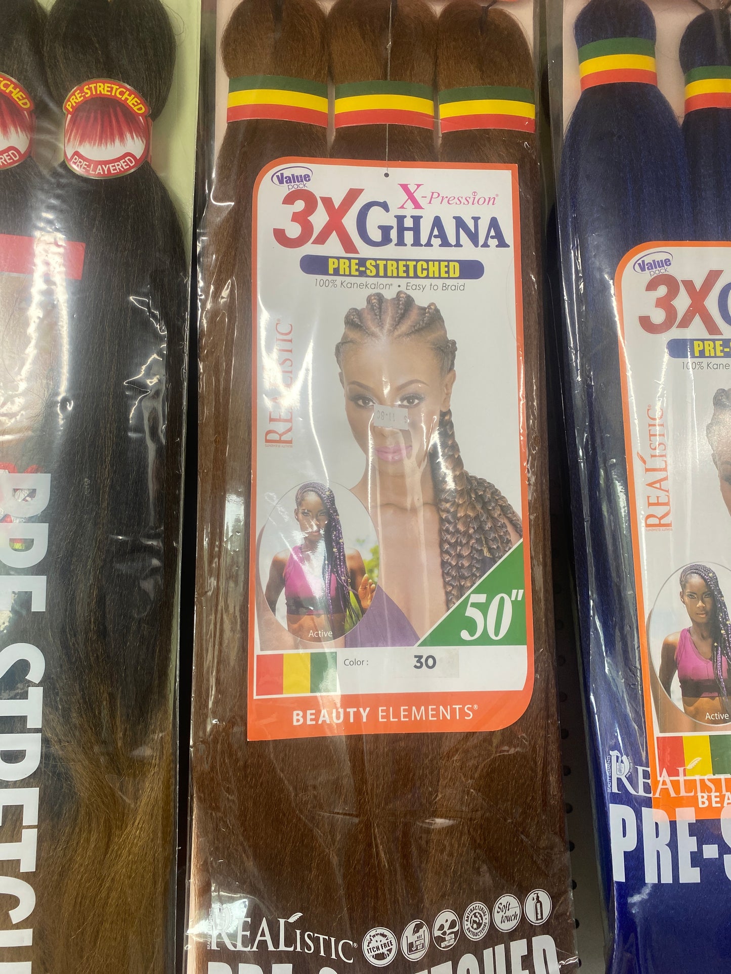 3X Ghana Braid 50''