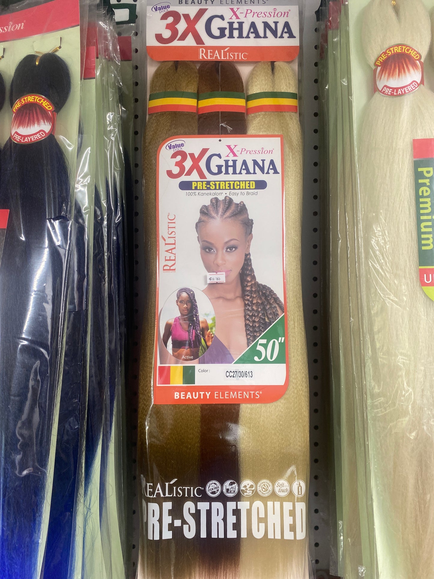3X Ghana Braid 50''