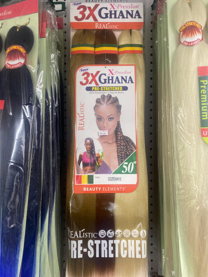 3X Ghana Braid 50''