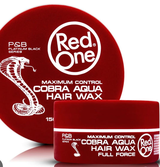 Red one cobra aqua hair wax