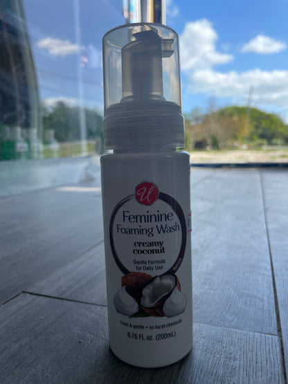 Feminine foaming wash-creamy coconut