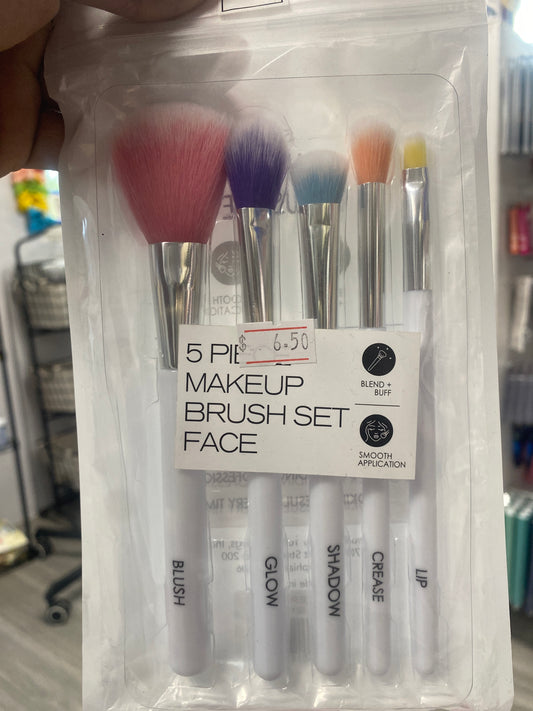 5 piece makeup brush set