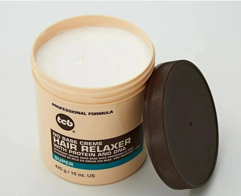 TCB no base creme HAIR RELAXER 2ith protein and DNA- SUPER