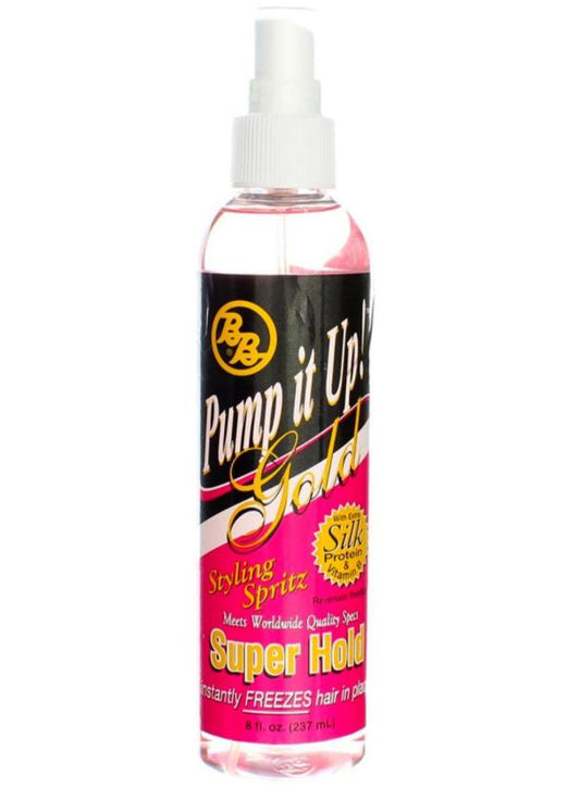 PUMP IT UP GOLD STYLING SPRITZ Super Hold